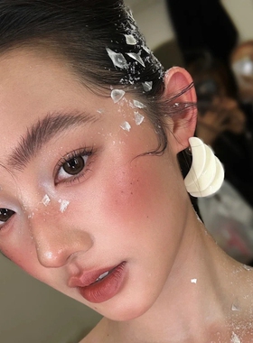 水舞X0886 康康老师同款破碎母贝壳片个性创意贴脸妆DIY面部化妆