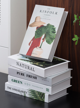 假书书柜装饰品摆件北欧简约