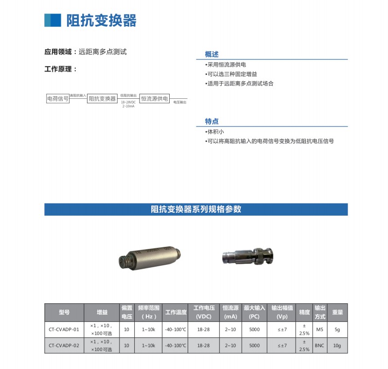 澄科阻抗变换器