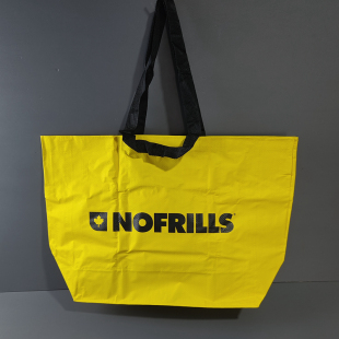 外贸原单大容量加厚双面覆膜防水超市环保购物袋搬家袋单肩手提袋