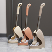 马桶刷家用无死角卫生间洗厕所带底座浴室长柄套装 清洁子蹲坑壁挂