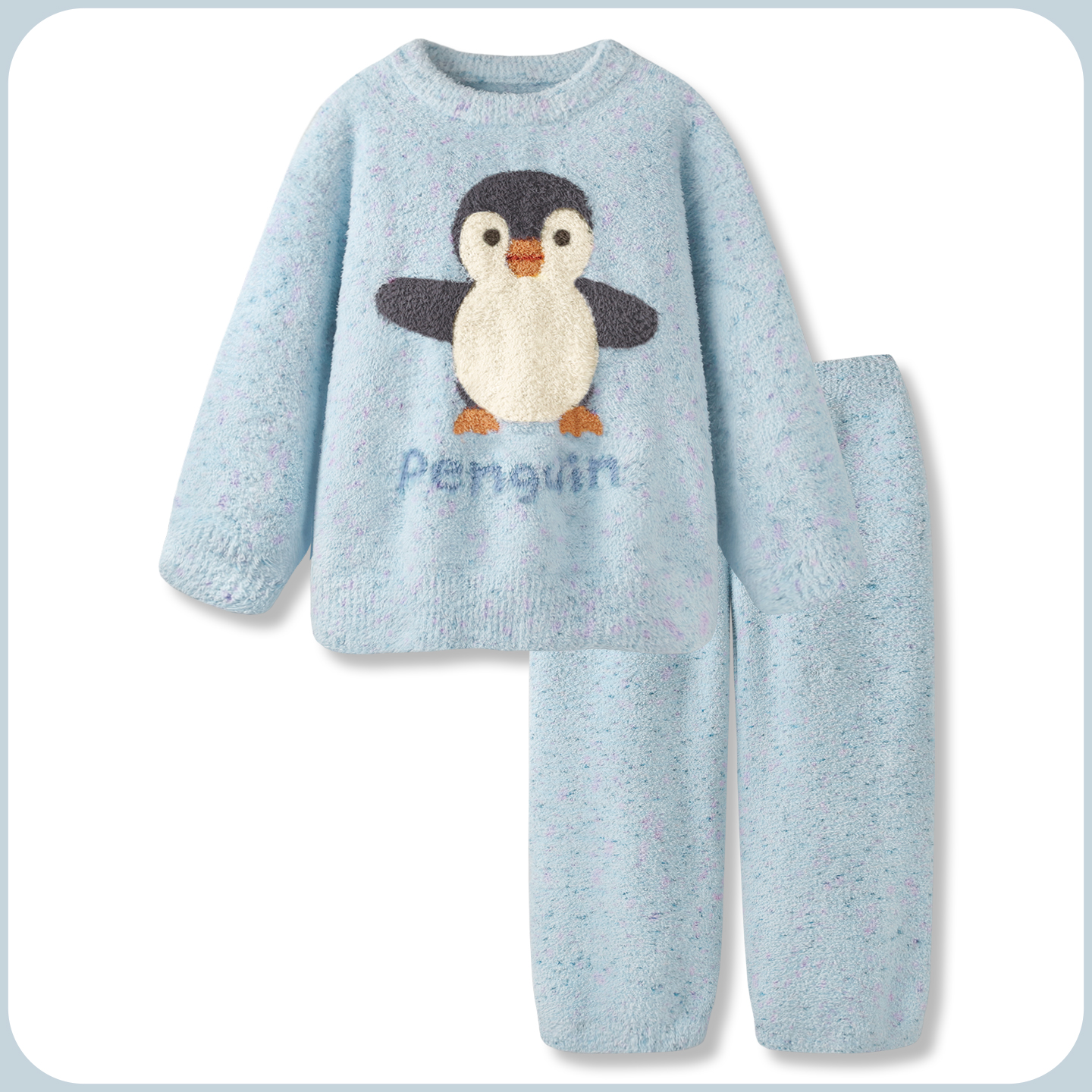 『企鹅冰雪节』睡衣女秋冬加绒厚