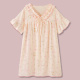短袖 夏季 日系甜美纯棉纱布睡衣女款 睡裙可外穿家居服 花园少女