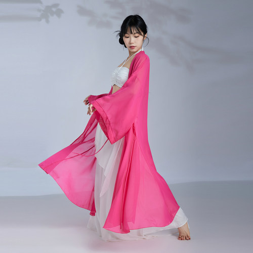 华丽独秀古典舞舞蹈服仙气飘逸纱衣套装国风爵士中国舞演出服新款