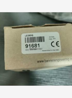 询价全新原装美国BANNER邦纳LE250IQ激光测距光电开关传议价