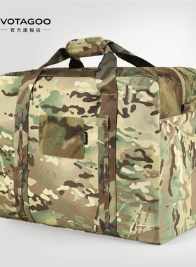 VOTAGOO V2战术背心装备携行包 CP迷彩 500D头盔大容量收纳旅行袋