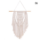 跨境爆款 ins风家居壁挂编织棉线流苏挂毯 波西米亚手工编织挂毯