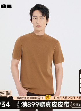 【商场同款】利郎官方 毛衣男士冬季半高领羊毛衫25DMS9542/4S