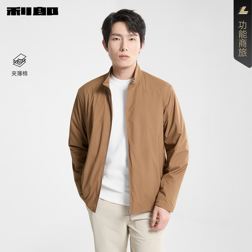 利郎官方商场同款夹薄棉厚款夹克