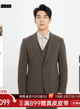 【商场同款】利郎官方西服套装男士春秋款商务三件套25QXF221SA