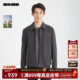 保暖夹克外套 毛呢大衣男翻领2025冬商务短款 绵羊毛 利郎官方