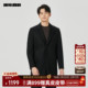 冬季 中长款 西装 利郎官方毛呢大衣男士 领羊毛商务男装 呢子外套