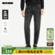 男士 低腰小脚裤 弹力春秋款 裤 利郎牛仔裤 黑色男装 子男 九分裤