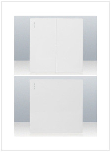 灵动开关面板86两三开四开金色灰色米家智能灯自复位回弹开关凌动