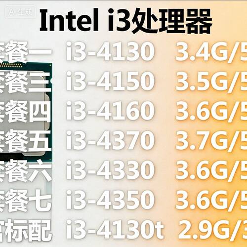 台式机 i3-4130 酷睿四代i3 4150 4160 4170 1150针 CPU