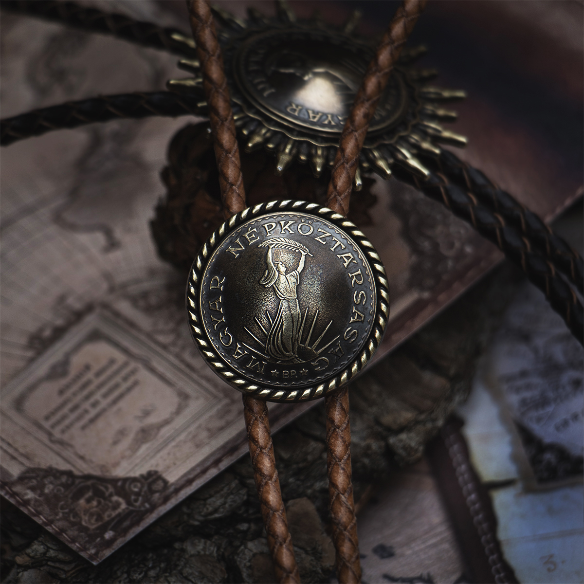 波洛领带「自由女神」复古项链