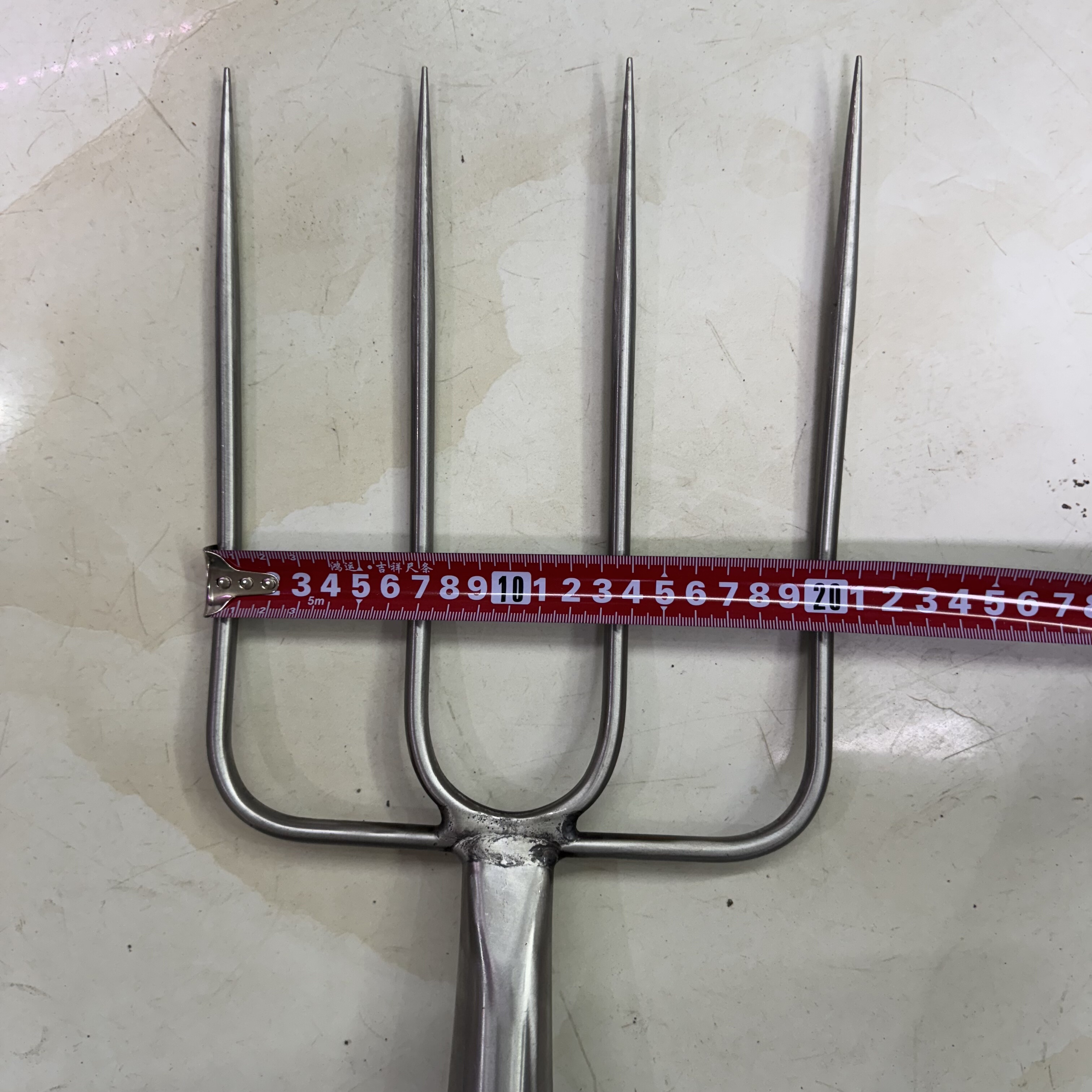 全304不锈钢叉子四齿钢叉稻草叉猎叉肉叉酸菜厂用钢叉