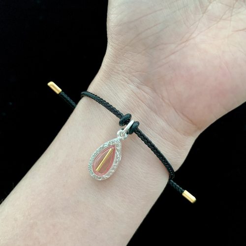 龙婆坤金针手链吊坠泰国佛牌