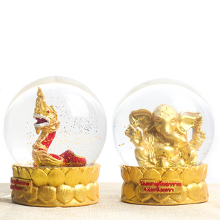 象神 汽车车摆车载 水龙神 2561年 摆件 水晶球 泰国佛牌