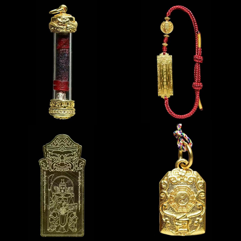 泰国佛牌阿赞兴拉胡令牌岁岁盾手机挂绳五眼四耳手牌手链管管塔固,特色手工艺,泰国特色,淘宝优惠券,粉丝福利购,淘宝优惠卷