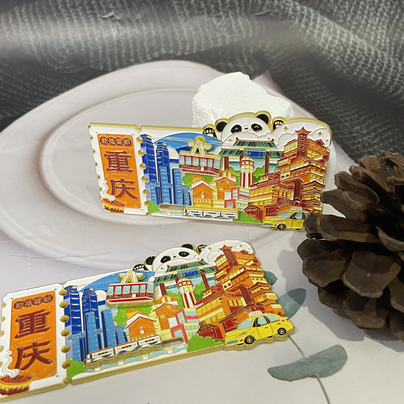 重庆金属冰箱贴可滑动票根冰箱贴