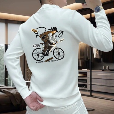 卫衣男士秋冬季潮牌圆领宽松男款