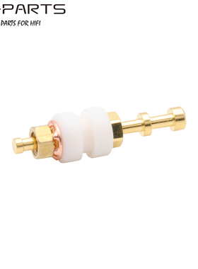 EIZZ纯铜镀24K金搭棚钉特氟龙绝缘功放胆机搭棚条焊接板DIY搭棚钉