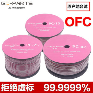 镀银汽车工程音响音箱线家庭影院喇叭线环绕线 6N无氧铜 PARTS