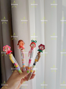 眼泪高颜值哭娃crybaby改娃小萌粒ins风中性水笔新 神经手工爱神