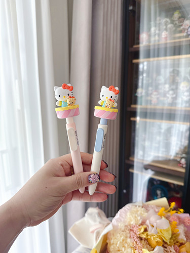 神经手作现货Kitty星愿礼盒both中性水笔闺蜜潮玩礼物软妹文具new
