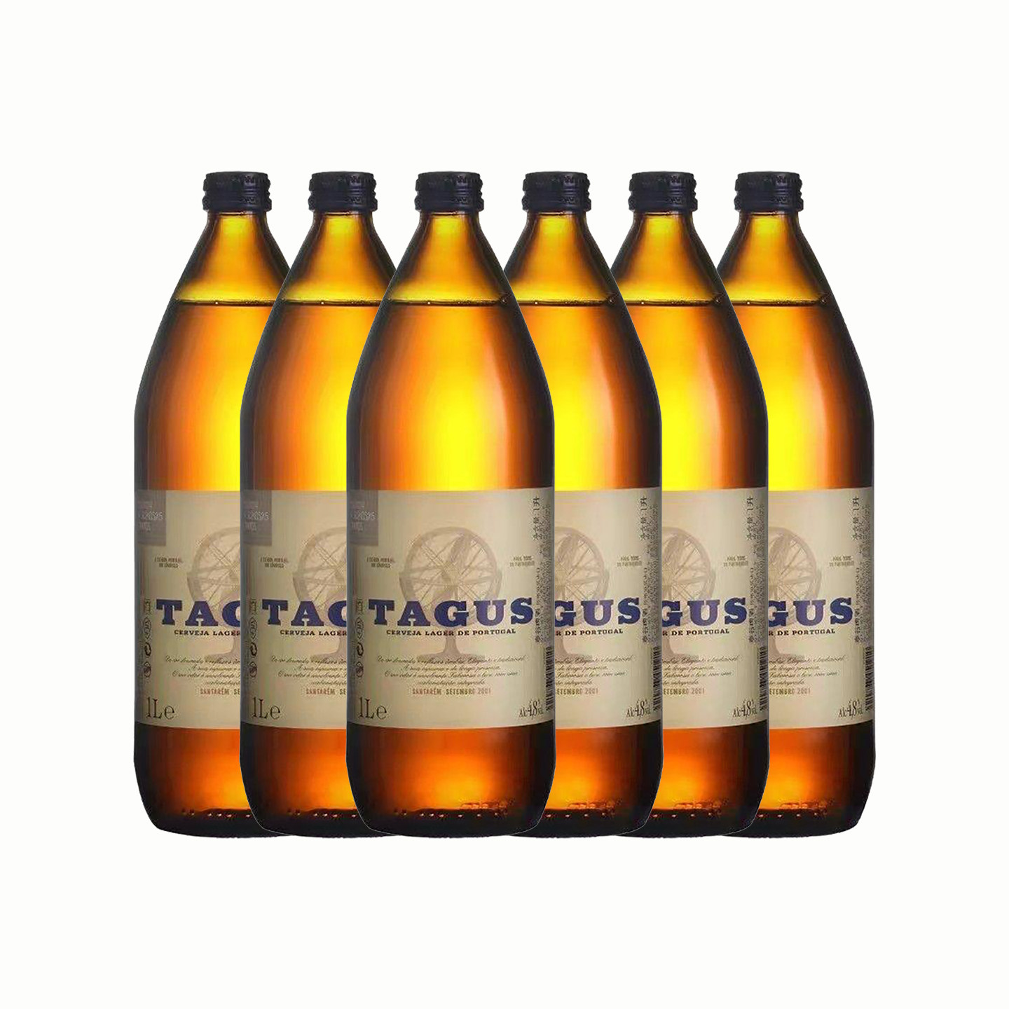 欧洲原瓶原装进口啤酒 西班牙进口泰谷啤酒 1L 6瓶整箱 太古啤酒