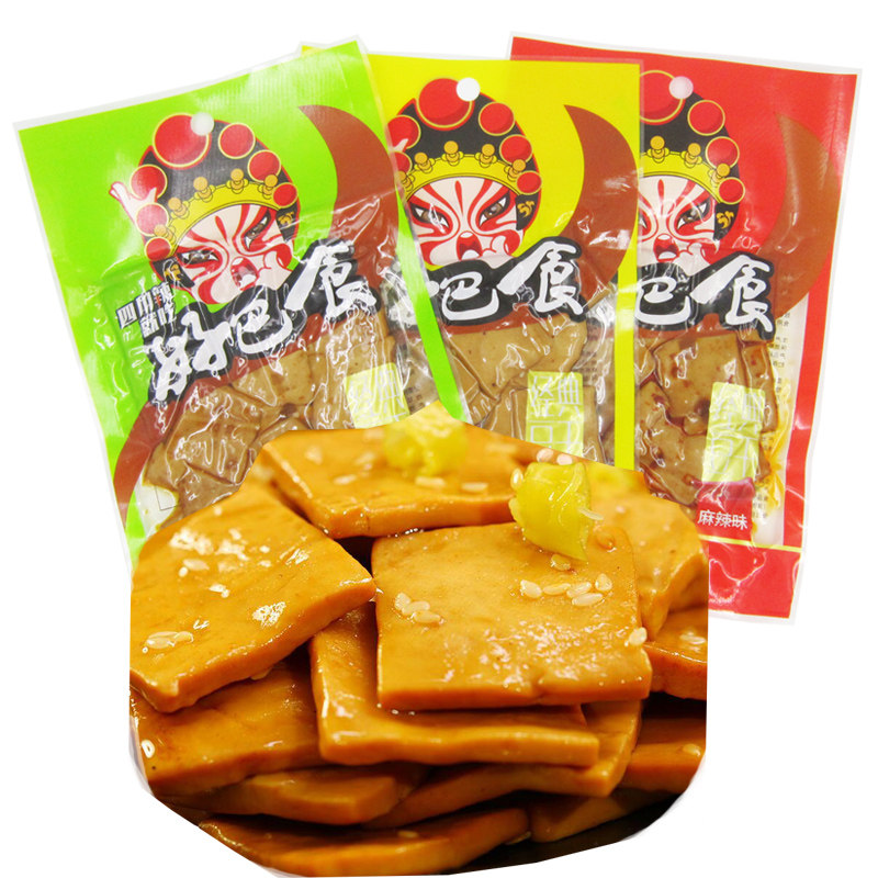 好巴食豆腐干五香 麻辣 泡椒味豆干60g四川南溪特产零食