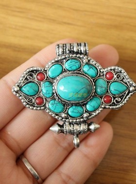 情侣男女藏银项坠吊坠