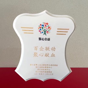 工厂木质奖牌定制定做实木授权牌金箔荣誉牌匾授牌雕刻花框奖牌