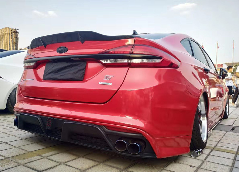 13-20 MONDEO 수정된 카나드 스포츠 스타일 압력 날개를 펀칭하지 않고 새로운 MONDEO 탄소 섬유 후면 날개