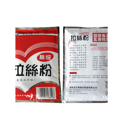 龙王恨鱼饵添加剂 高级拉丝粉 60g 小麦蛋白鱼饵料钓饵鱼食诱饵