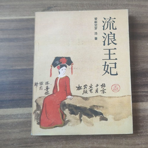 正版旧书   流浪王妃  爱新觉罗 浩 北京十月文艺 原版老书籍