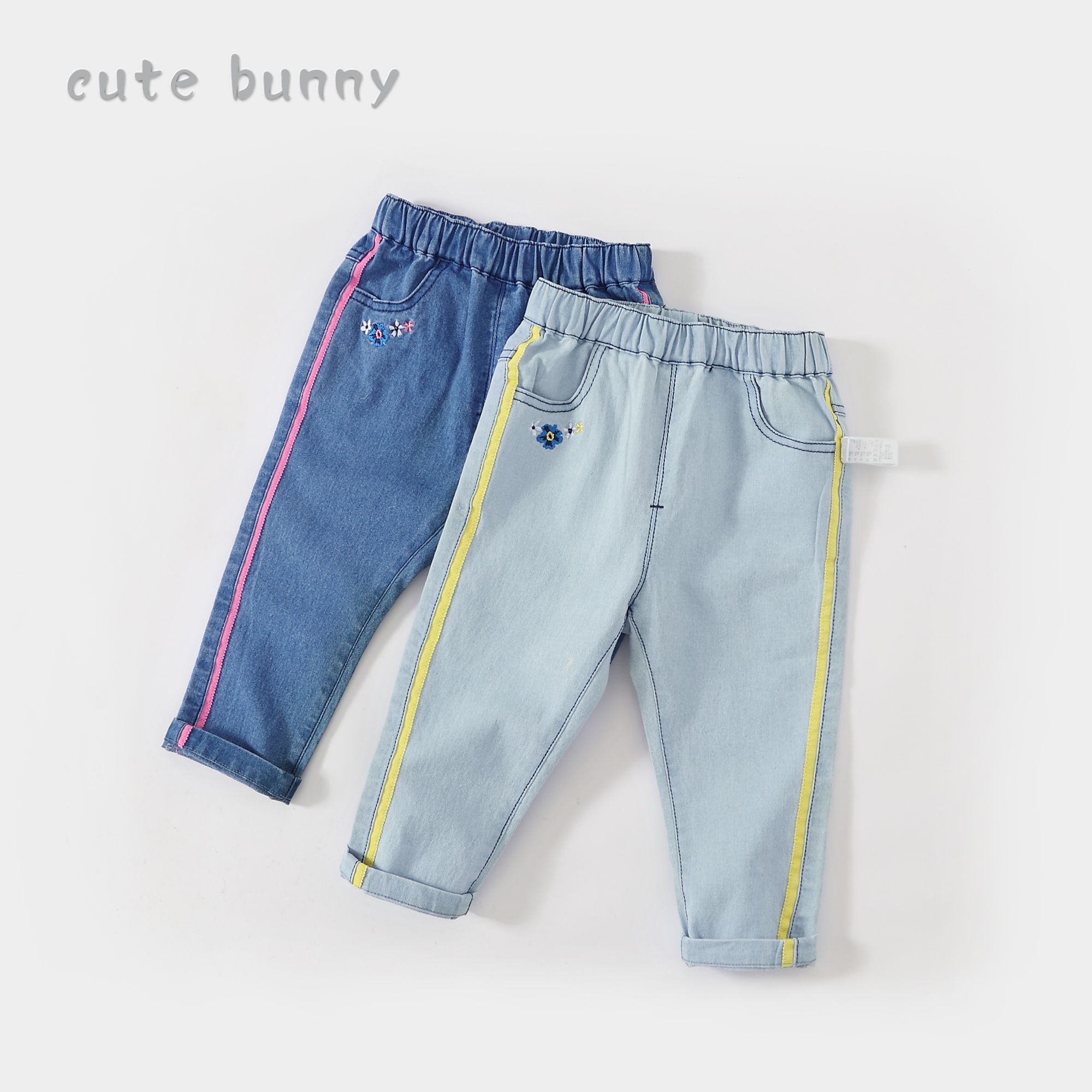 宝宝休闲牛仔裤潮婴儿裤子