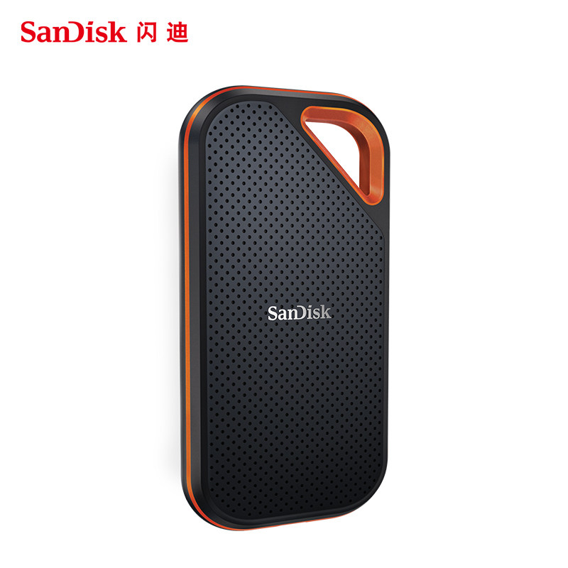 闪迪e81移动固态硬盘2t三防高速存储4tb大容量1t手机电脑两用pssd