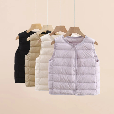 【暖宝宝】西西家女童2025冬百搭内胆羽绒服儿童保暖马甲YRF2388