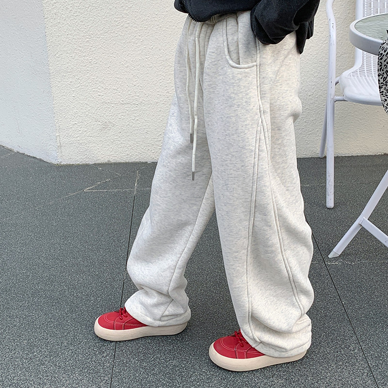 西西家女童2025冬百搭加绒休闲裤