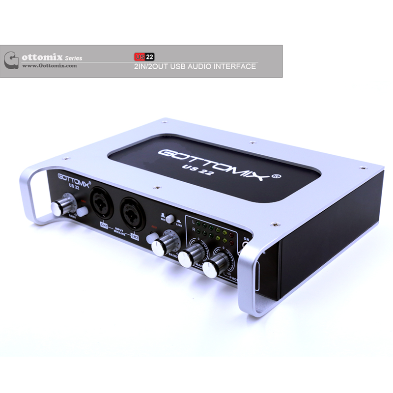 歌图GOTTOMIX US22外置声卡台式机笔记本主播电脑网络k歌专业