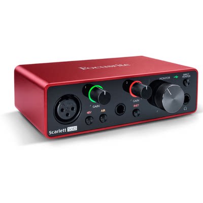 Focusrite solo3福克斯特声 专业吉他录音配音编曲直播设备