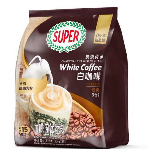 马来西亚super炭烧经典咖啡315g