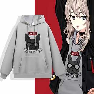 哭泣少女乐队GIRLS BAND CRY河源木桃香周边衣服二次元动漫痛卫衣