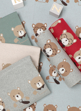 可爱小熊针织盖毯纯棉薄宝宝抱被新款毛线毯Baby Knitted Blanket