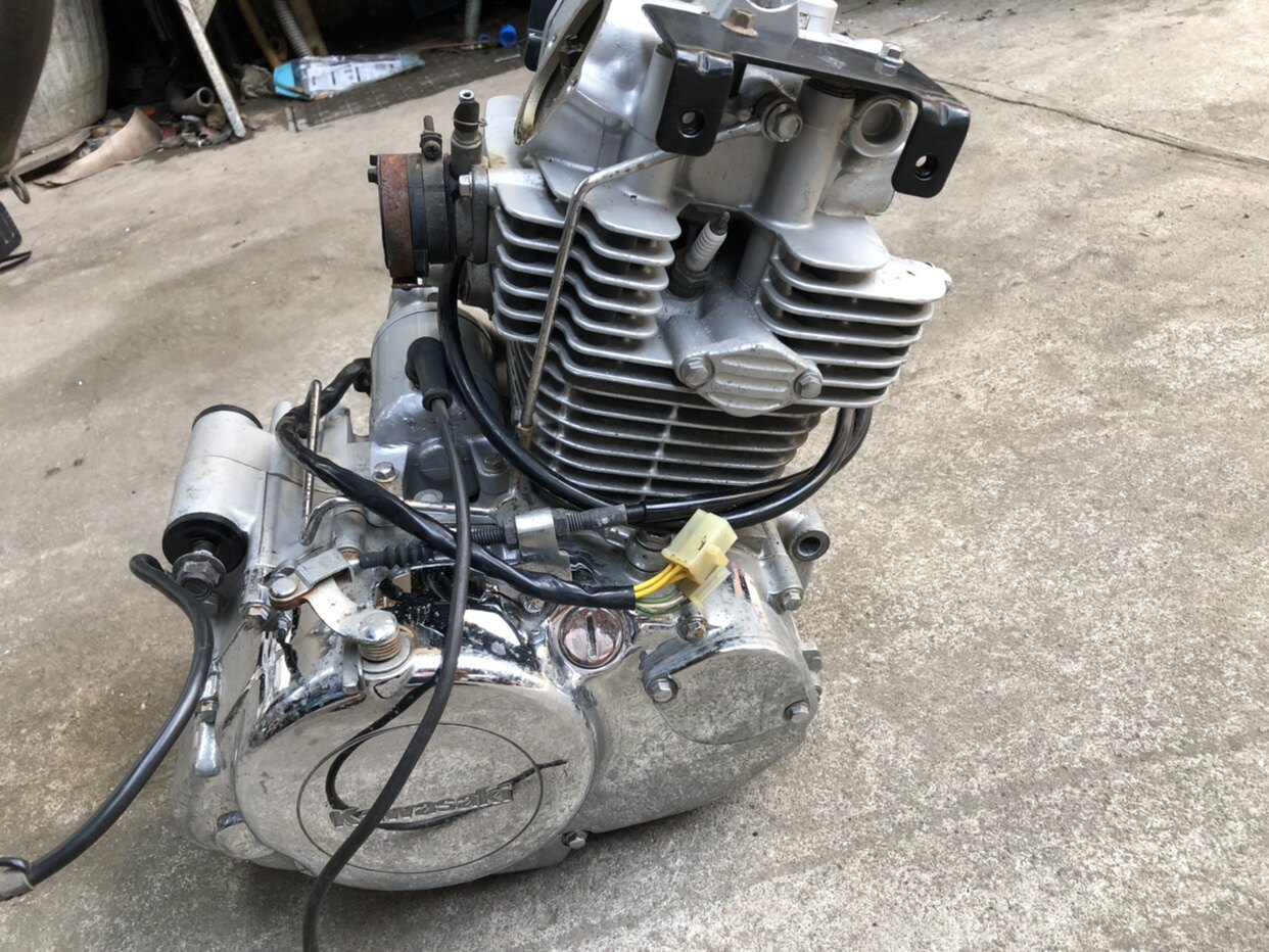 新大洲川崎超影175,sk175,川崎175,原装机头,发动机,动力