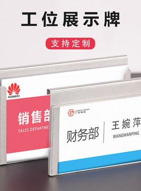 屏风挂件工位牌名牌钢制
