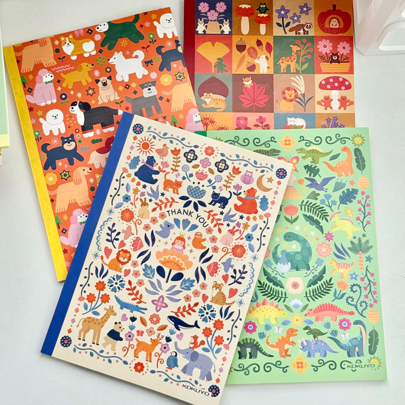 日本KOKUYO国誉插画师联名设计本笔记本2025年新款B5可爱
