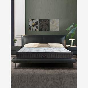 希尔顿酒店专用定制无胶工艺老人天然乳胶黄麻床垫独立袋装弹簧护